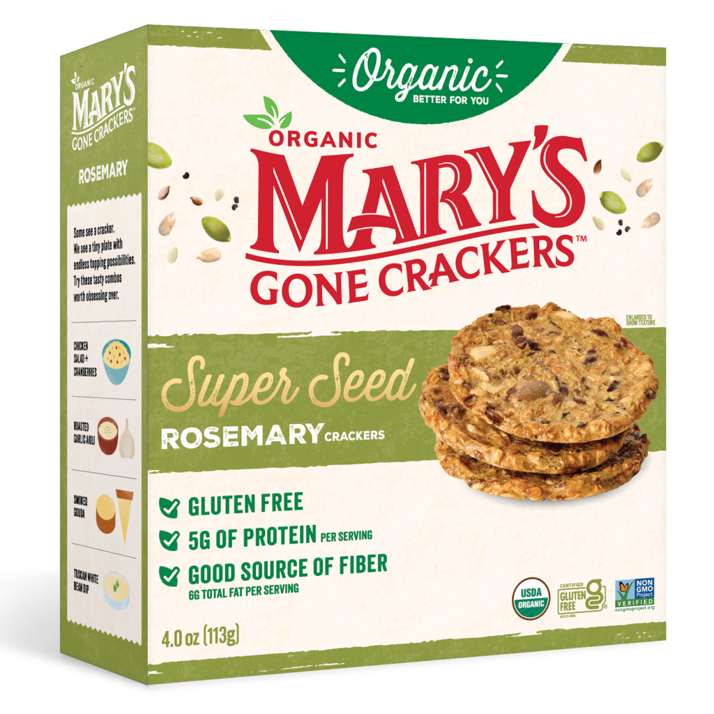 Mary's Gone Crackers Original Rosemary Crackers, 5 oz