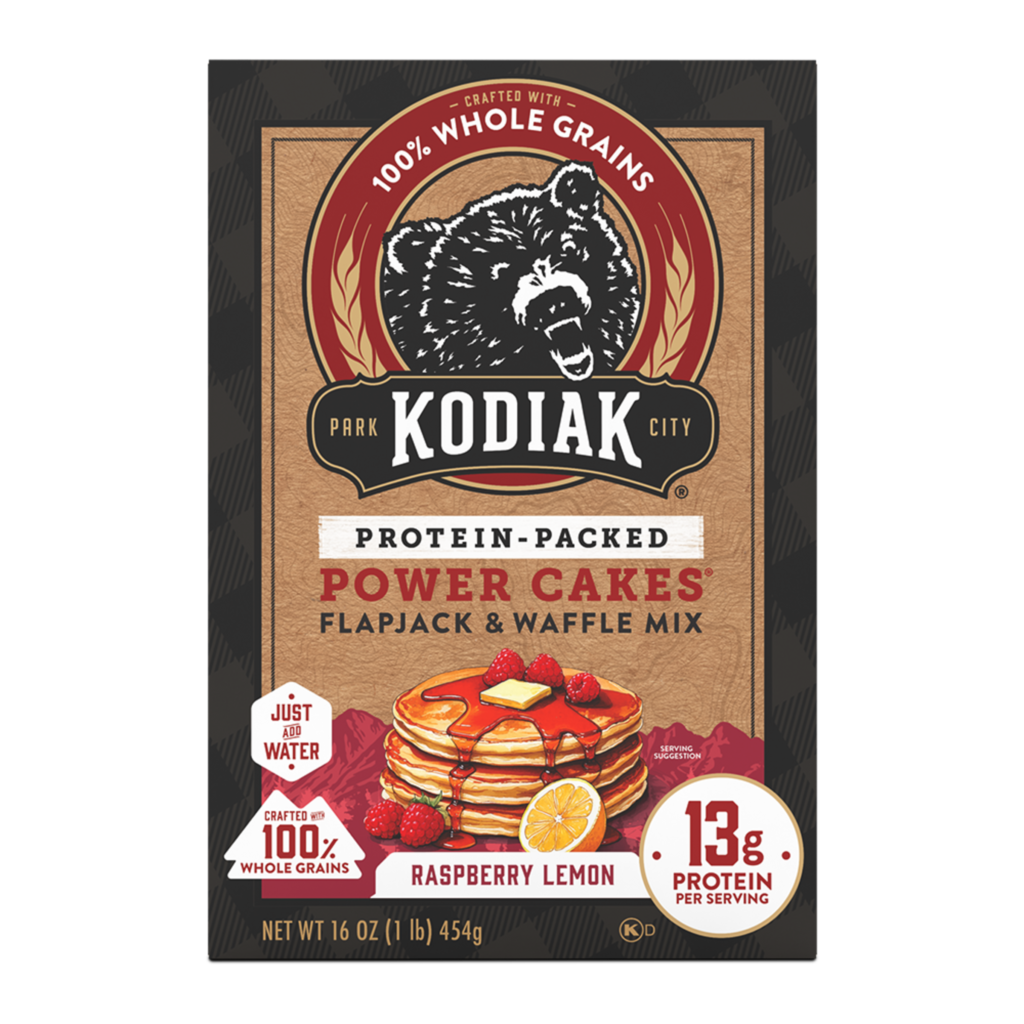 Kodiak Raspberry Lemon Power Cakes Flapjack Mix