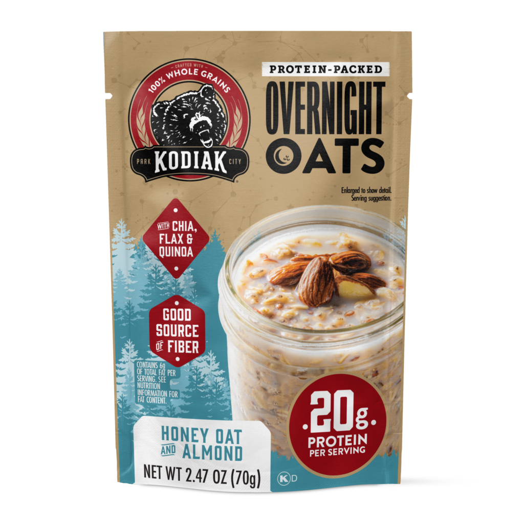 Kodiak Honey Oat & Almond Overnight Oats