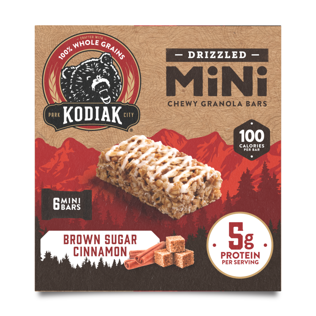 Kodiak Brown Sugar Cinnamon Drizzled Mini Bars