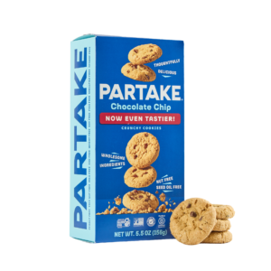Partake Crunchy Chocolate Chip Cookies, 6-Box Pack