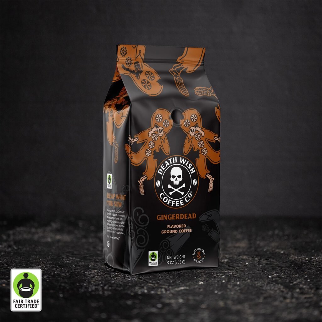Death Wish Coffee Gingerdead Ground Coffee, 9 oz