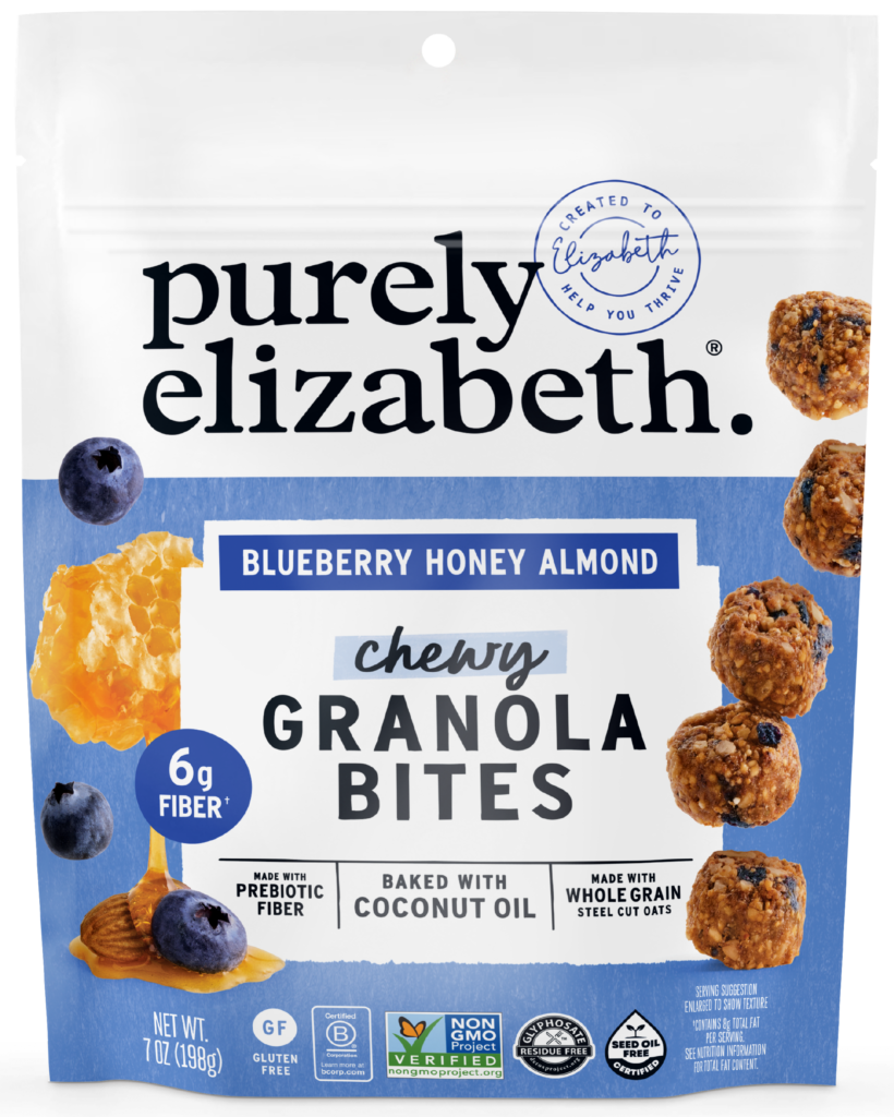 Purely Elizabeth Blueberry Honey Almond Granola Bites, 7 oz