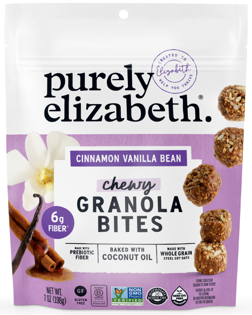Purely Elizabeth Cinnamon Vanilla Bean Granola Bites, 7 oz