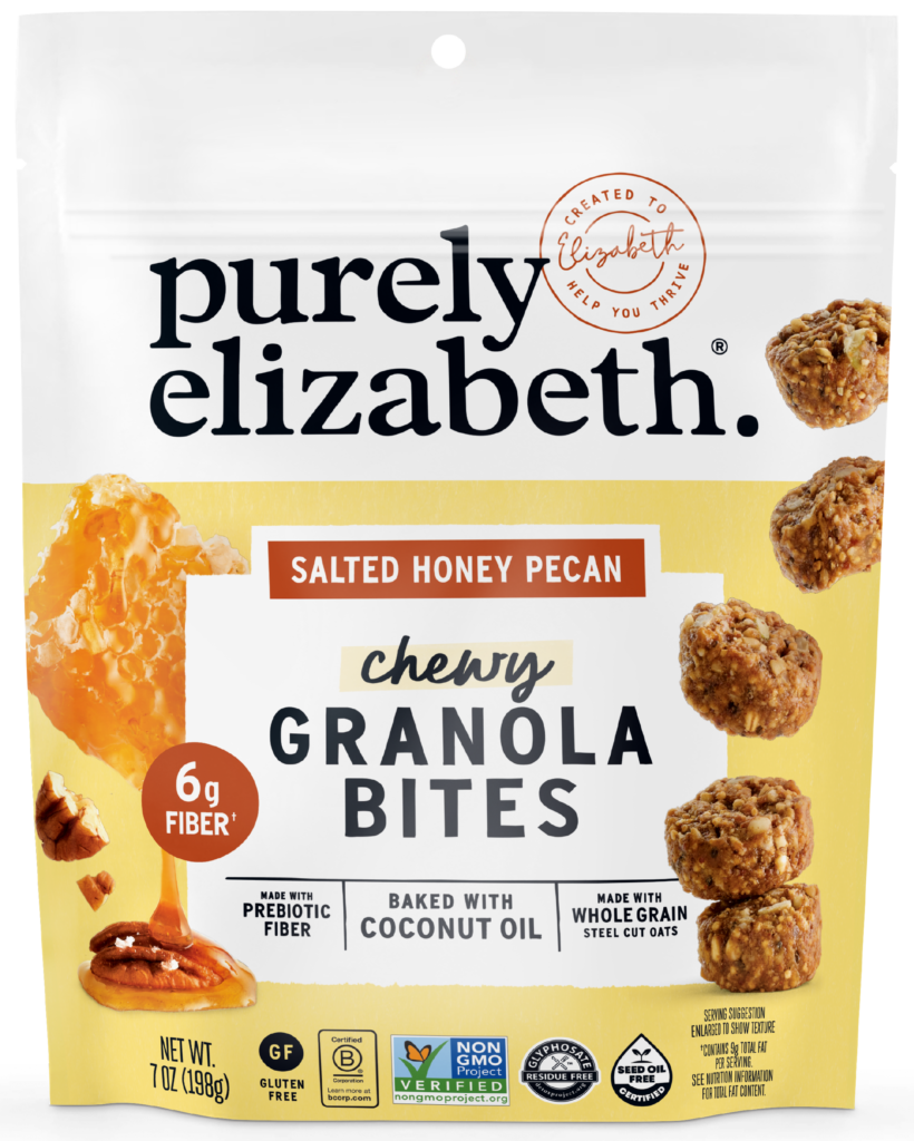 Purely Elizabeth Salted Honey Pecan Granola Bites, 7 oz