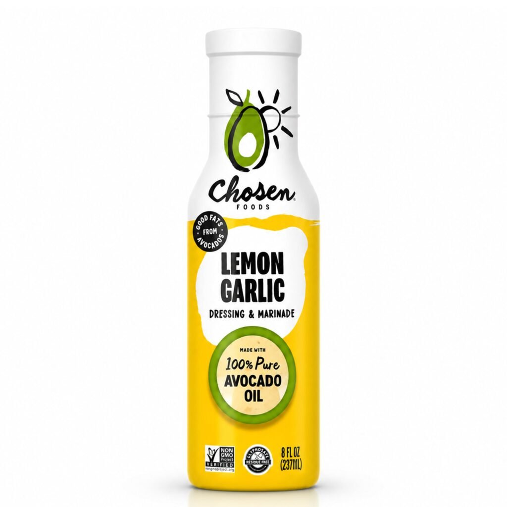 Chosen Foods Lemon Garlic Dressing, 8 fl oz