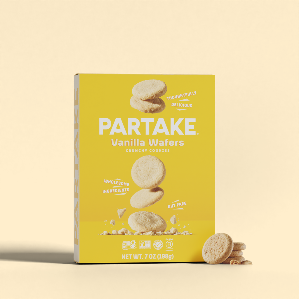 Partake Vanilla Wafers, 6-Box Pack