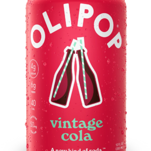 OLIPOP Vintage Cola Prebiotic Soda, 12-Pack